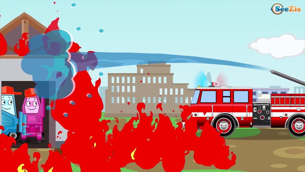 Red Truck Episodes for Kids with Construction Vehicles | Fun Kids Animation | Cartoon for children