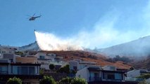 Bodrum'da Makilik Alandaki Yangın, Yerleşim Yerlerini Tehdit Etti