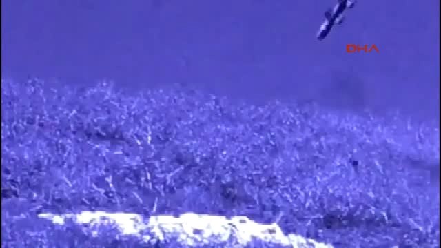 Bayraktar Tb2 Silahlı Iha'nın Attığı Milli Akıllı Mühimmat Mam-L'nin Hedefi Vurma Anı