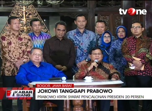 Presiden Jokowi Tanggapi Kritikan Prabowo Subianto