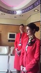 Luxurious private plane of abu dhabi prince