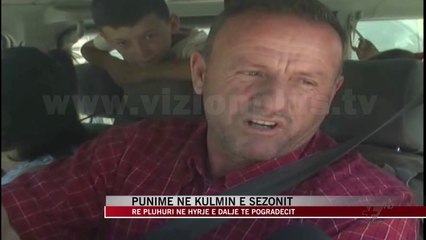 Re pluhuri në hyrje e dalje të Pogradecit - News, Lajme - Vizion Plus