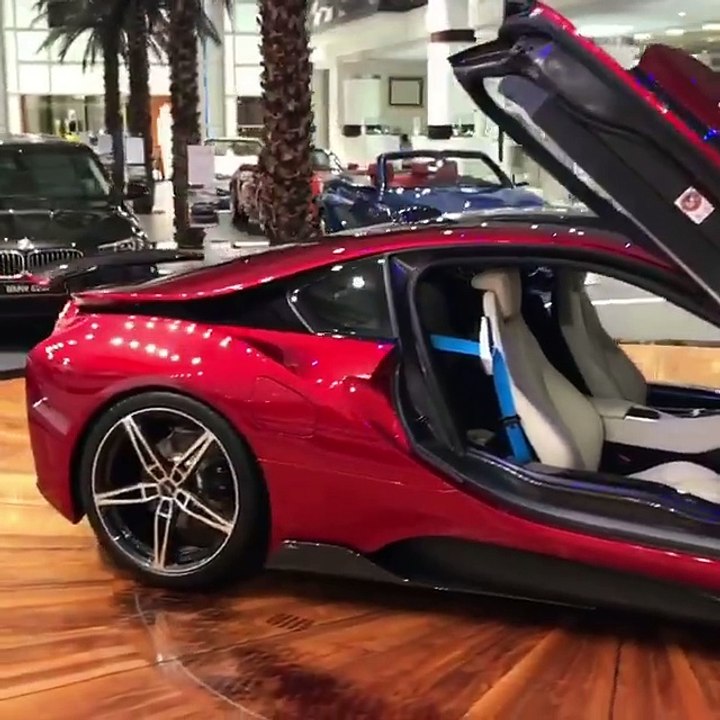 BMW i8 Lava Red