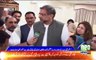 Nominated Prime Minister Shahid Khaqan Abbasi's Media Talk