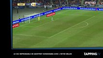 Le Français de l'Inter Milan Geoffrey Kondogbia inscrit un improbable CSC (vidéo)