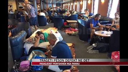Trageti i linjës Ankona - Durrës pëson defekt në det - News, Lajme - Vizion Plus