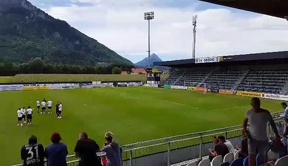 Bayer Leverkusen-Lazio, Untersberg Arena di Grödig
