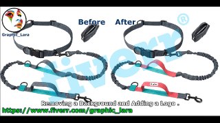 31 - My Photoshop Work Before and After - Belt for Dog