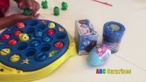 Lets Go Fishing Ryan Learn Colors Counting Open Frozen Chocolate Egg Surprise Shopkins To