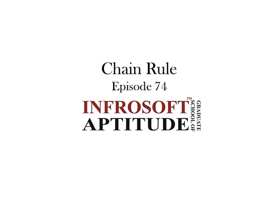 Episode 74 - Problems on Chain Rule - Student Superstars Dream University dot com