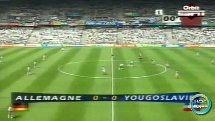 اهداف مباراة المانيا و يوغوسلافيا 2-2  كاس العالم 1998