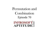 Episode 70 - Permutations and Combinations - StudentSuperstars.com