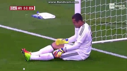 Julio Cesar Fantastic Save HD - Arsenal 0-0 Benfica 29.07.2017 HD