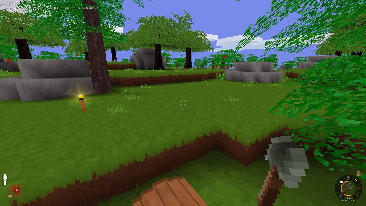 Voxelands!