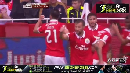 Franco Cervi Goal HD - Arsenal 0-1 SL Benfica Emirates Cup 29.07.2017