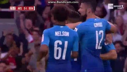 Theo Walcott Goal HD - Arsenal 1-1 Benfica 29.07.2017 HD