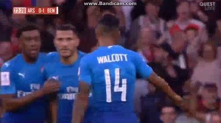 Theo Walcott Goal HD - Arsenal 1-1 Benfica 29.07.2017 HD