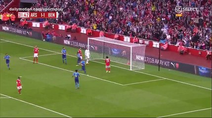 Theo Walcott second Goal HD - Arsenal 2 - 1 Benfica - 29.07.2017