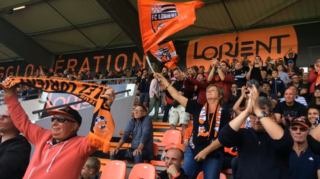Les supporters du Fc Lorient au rendez-vous