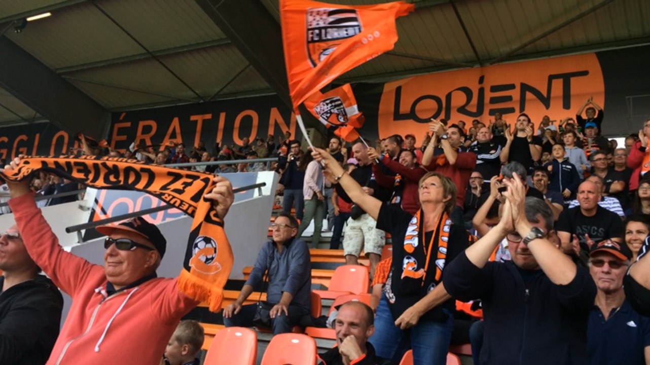 Les supporters du Fc Lorient au rendez-vous