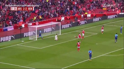 Lisandro Lopez Own Goal HD - Arsenal 3 - 2 Benfica - 29.07.2017