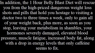 1 Hour Belly Blast Diet Review - Real Fat Burning Weight Loss Diet Manual - discount 27$ (37$)
