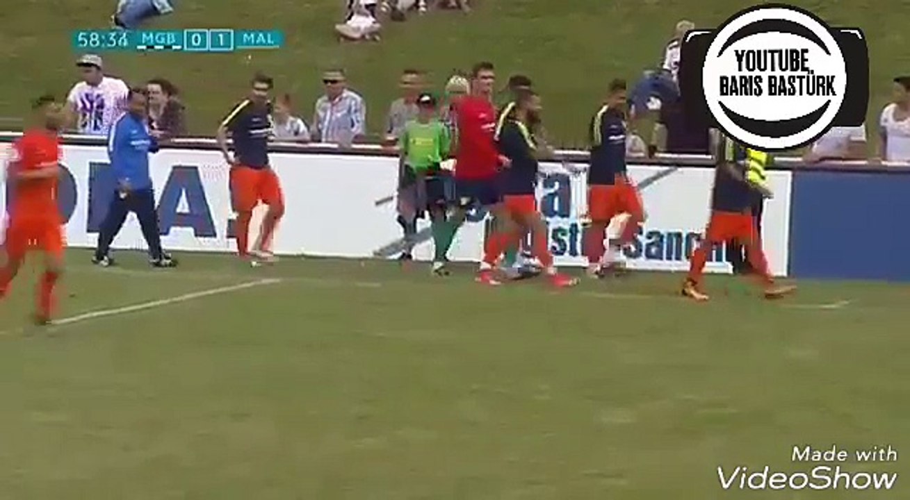 Malaga 1 - 2 Borussia Monchengladbach - Goals