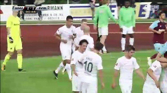 2-2 Yuning Zhang Goal International Club Friendly - 29.07.2017 Werder Bremen 2-2 West Ham