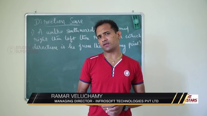 Episode 28 - Problems on Direction Sense - StudentSuperStars.com Virtual University