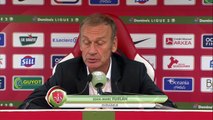Réaction de Jean-Marc Furlan et Jean-Luc Vasseur après Stade Brestois 29 - Berrichonne Châteauroux