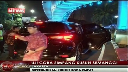 Lampu LED Berwarna-warni Bakal Hiasi Simpang Susun Semanggi