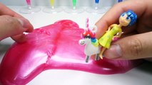 Clay Slime Surprise Toys Learn Colors Hello kitty Inside Out Minions Sponge Bob