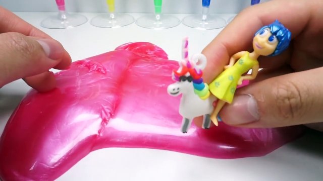 Clay Slime Surprise Toys Learn Colors Hello kitty Inside Out Minions Sponge Bob