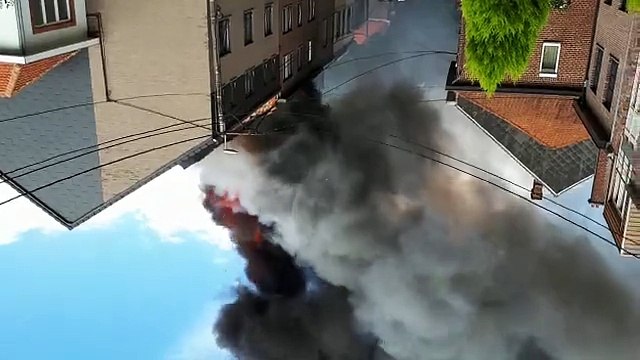 Incendie à Braine-l'Alleud