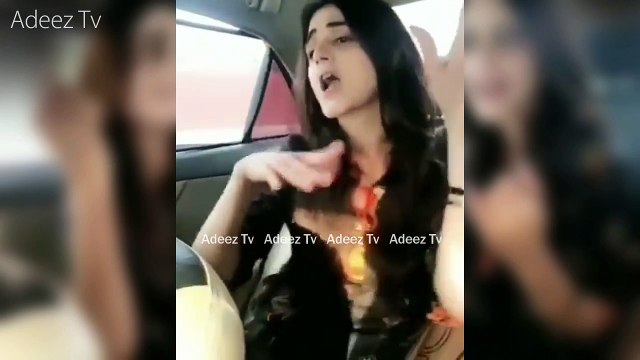 Hira Mani Dancing in a Car