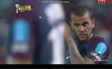 Dani Alves GOAL HD - AS Monaco 1-1 Paris SG 29.07.2017
