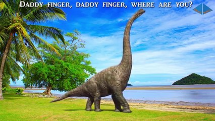 dinosaur finger family | nursery rhymes | music for children | 3d rhymes