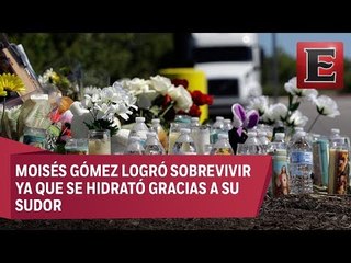 Mexicano migrante abandonado en tráiler llamó a su esposa para despedirse