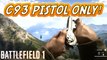 Battlefield 1: C93 PISTOL ONLY (BEAST HAND GUN) – BF1 Multiplayer Gameplay