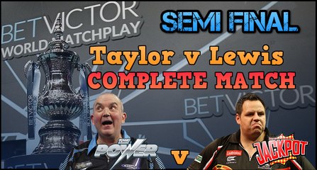 Semi-Final 2 - Phil Taylor v Adrian Lewis - 2017 World Matchplay HD