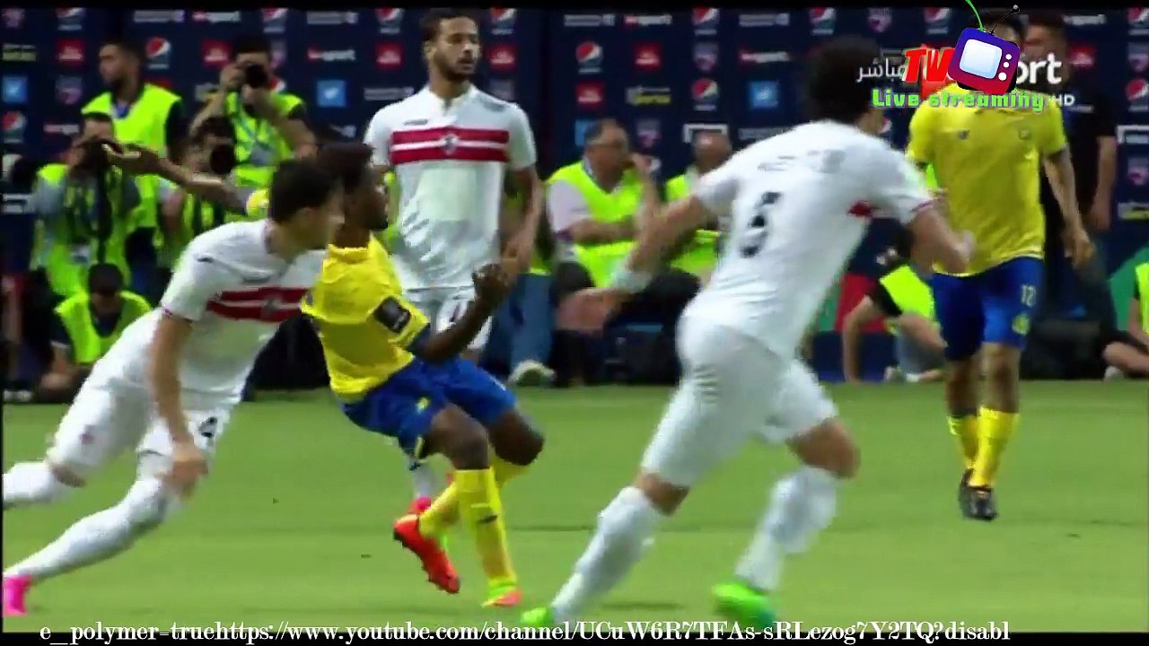 2017-07-29  نادي الزمالك المصري ونادي النصر السعودي البطوله العربيه للانديه