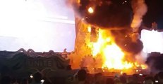 Fire on Stage of Tomorrowland Unite Rave Festival Forces Evacuation