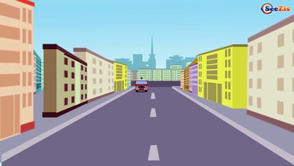 Coche de Policía y Camión de Bomberos - Carros infantiles -  Dibujos animados de COCHES