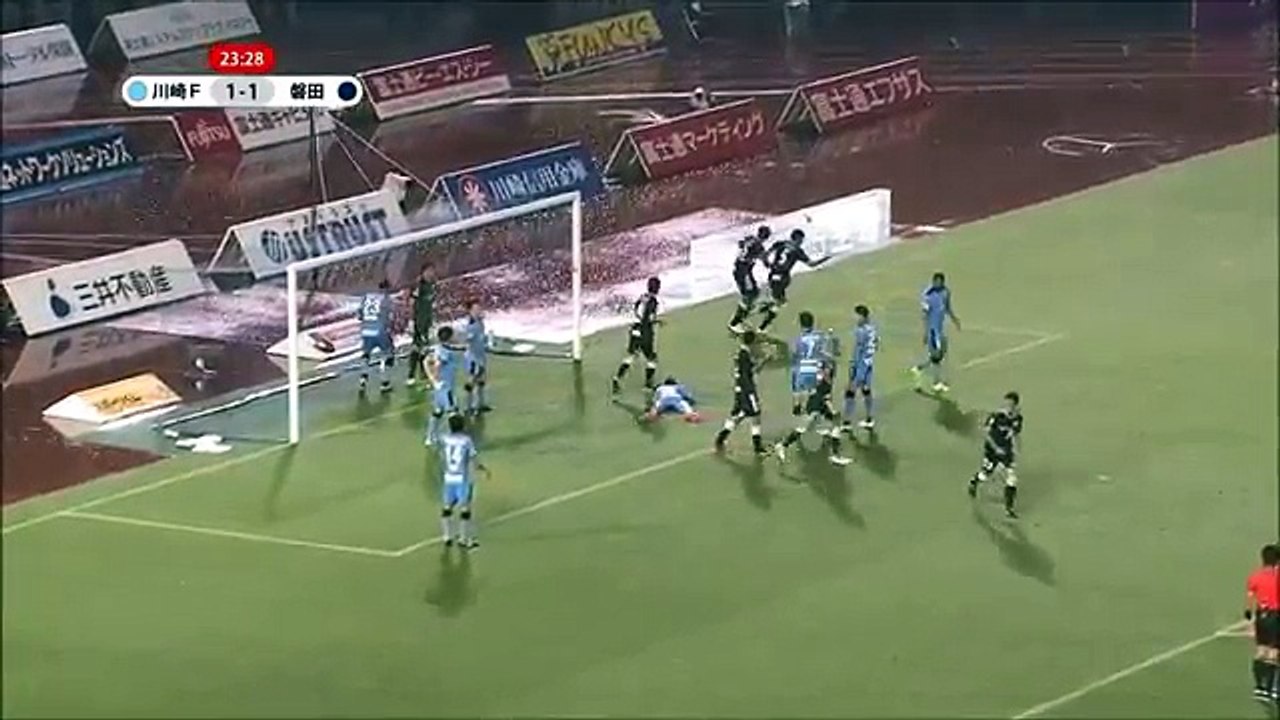Kawasaki 1:2 Iwata	(Japanese J League 29 July 2017)