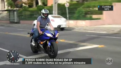 SP: Roubo ou furto de motos ultrapassam 3 mil casos