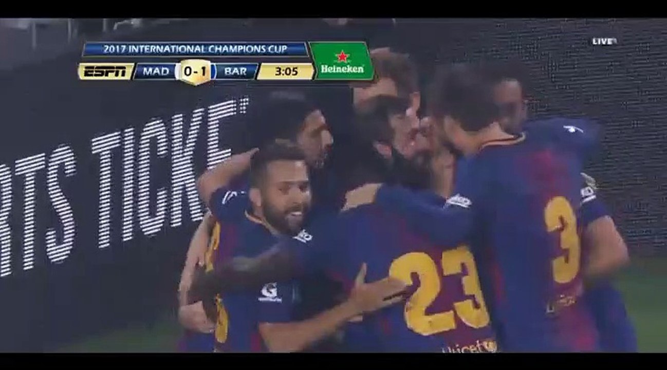 But Messi Real Madrid 0-1 Barcelone 29.07.2017