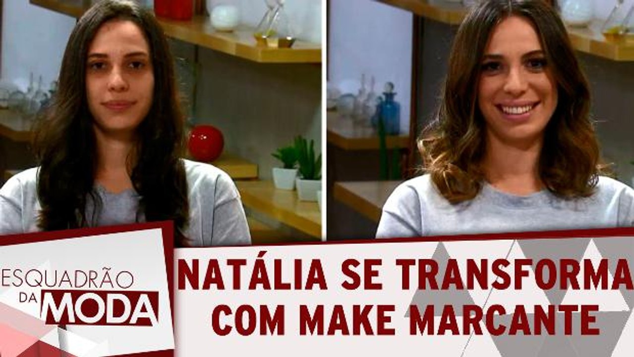 Natália se transforma com make marcante - 29.07.17