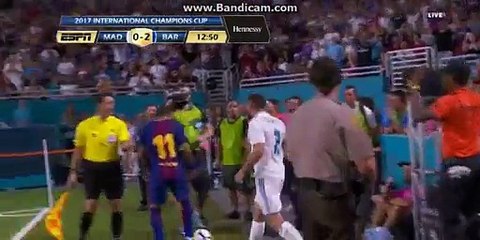 Neymar FIGHT With Carvajal HD - Real Madrid 2-2 Barcelona 30.07.2017 HD