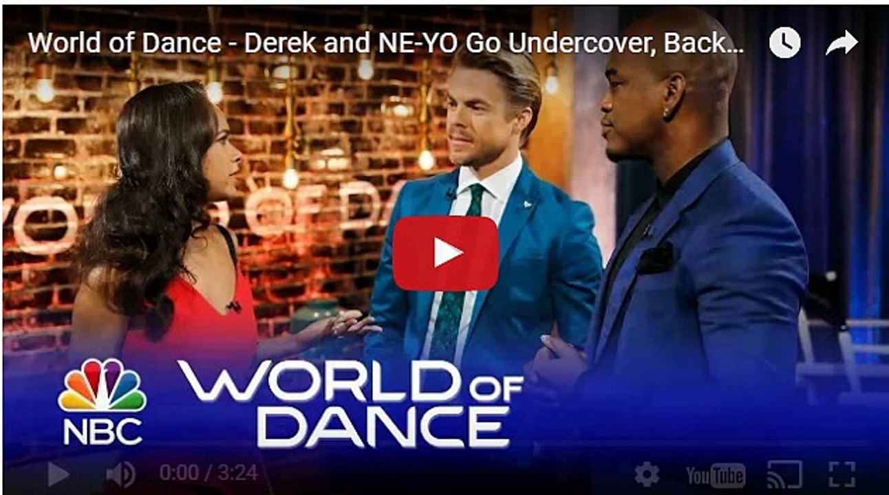 Derek and NeYo in Disguise