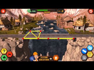 The CONSTRUCTION of BRIDGES, heavy equipment Android Gameplay